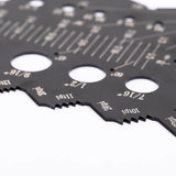 Accusize 2805-1406 - 5pc Marking Black Precision Layout Solution