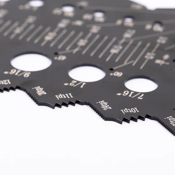 Accusize 2805-1406 - 5pc Marking Black Precision Layout Solution