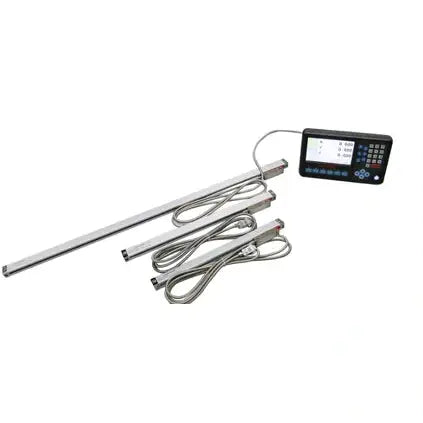 3-Axis Digital Read Out DRO Glass Scale Kit for Milling Machine on Knee X, Y, Z