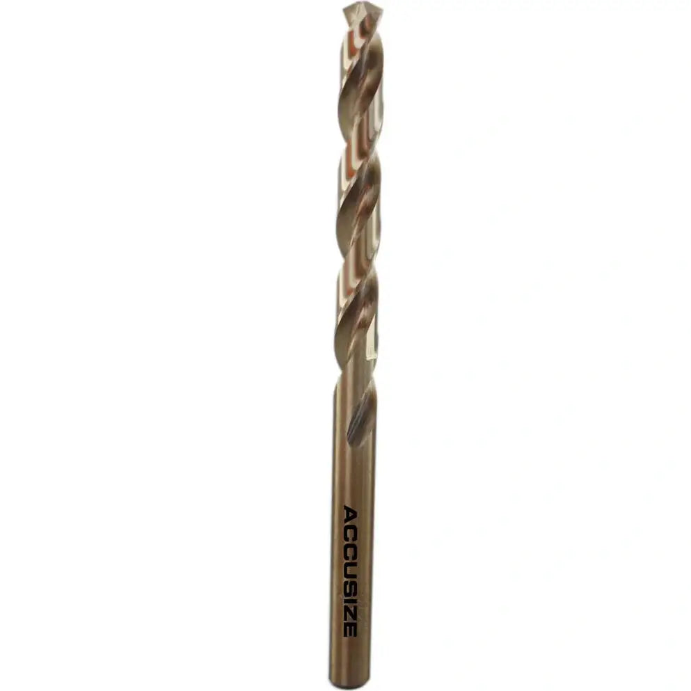 Accusize 3110-1119 - M35 HSS+5% Cobalt Metric Drill Set, 1 to 10mm by 0.5mm, 135 deg split point