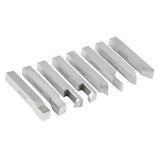 Accusize - 8 pcs H.S.S. Tool Bit Set, Pre-Ground for Turning & Facing Work, 1/4", 5/16", 3/8" & 1/2"