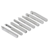 Accusize - 8 pcs H.S.S. Tool Bit Set, Pre-Ground for Turning & Facing Work, 1/4", 5/16", 3/8" & 1/2"