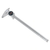 Accusize -Dial Caliper Black Face, White Scale, Red Needle, inch
