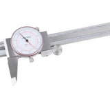 Dual Needle Precision Inch/Metric Dial Caliper, Stainless Steel 8"/200mm