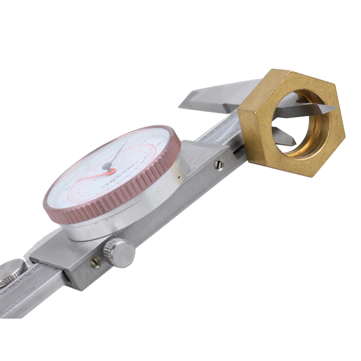 Dual Needle Precision Inch/Metric Dial Caliper, Stainless Steel 8"/200mm