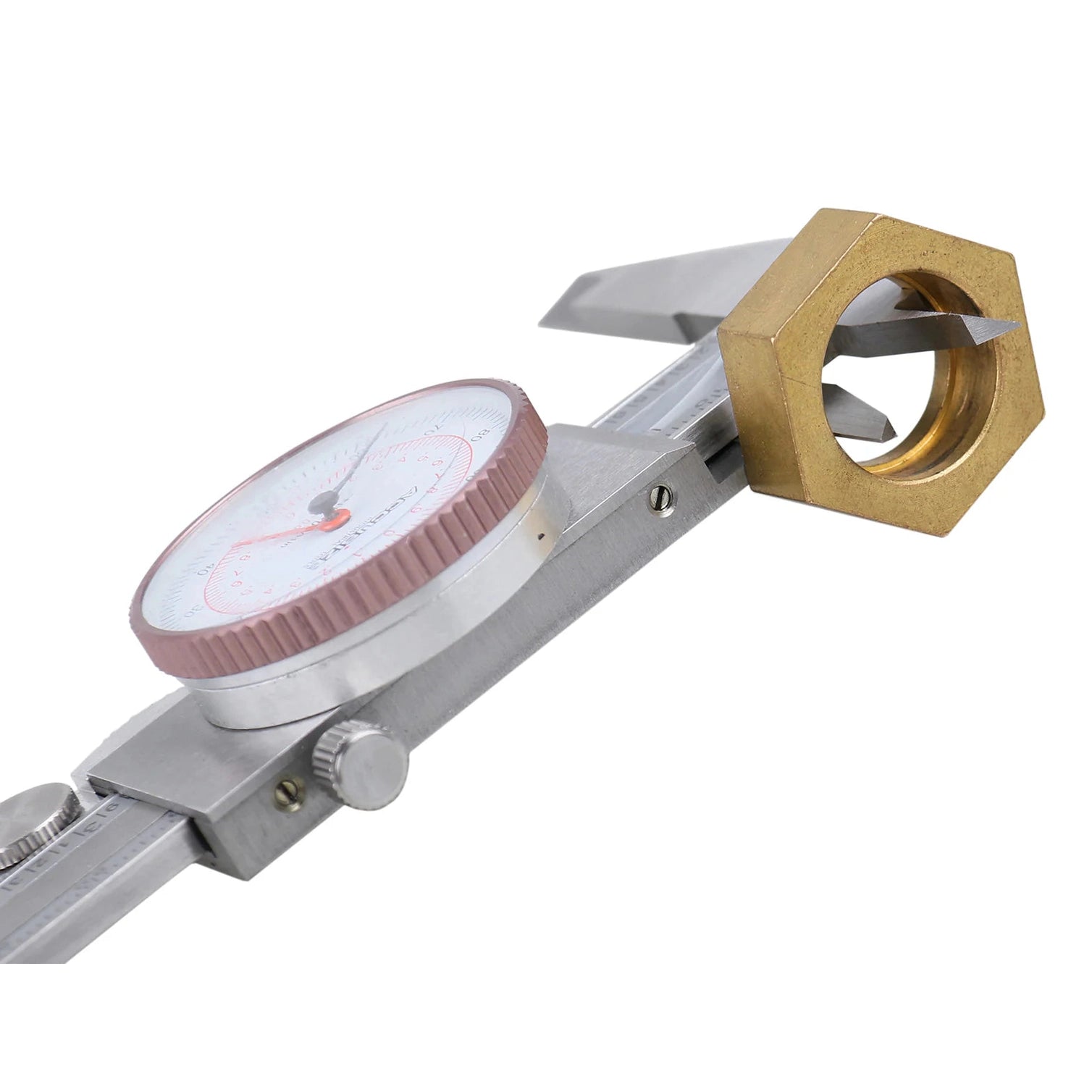 Dual Needle Precision Inch/Metric Dial Caliper, Stainless Steel 8"/200mm