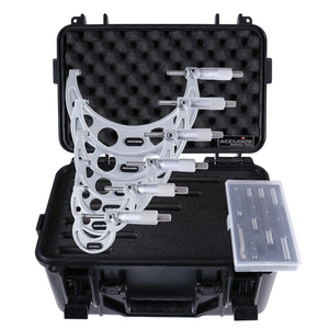 Accusize EG00-0906 - 0-6" X 0.0001" 6 pc/set Ultra-Precision M-Type Outside Micrometer Sets