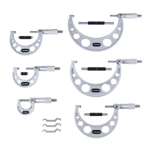 Accusize EG00-0906 - 0-6" X 0.0001" 6 pc/set Ultra-Precision M-Type Outside Micrometer Sets