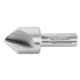 Accusize - Single Flute HSS Countersink Sets, 9 pcs/set