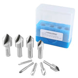 Accusize - Single Flute HSS Countersink Sets, 9 pcs/set