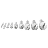 Accusize - Single Flute HSS Countersink Sets, 9 pcs/set