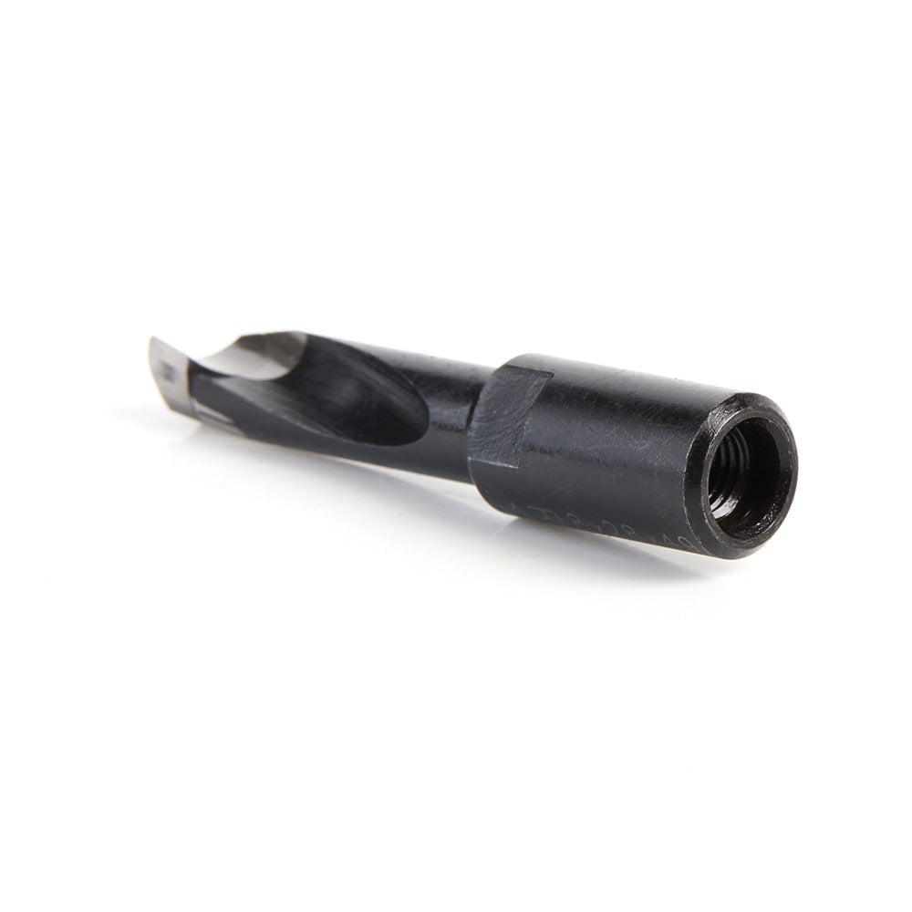 Amana 316026 Carbide Tipped 2 Flute RH Rotation Bit for Festool® Domino® Joiner, 8mm Dia x 28mm x 49mm Long