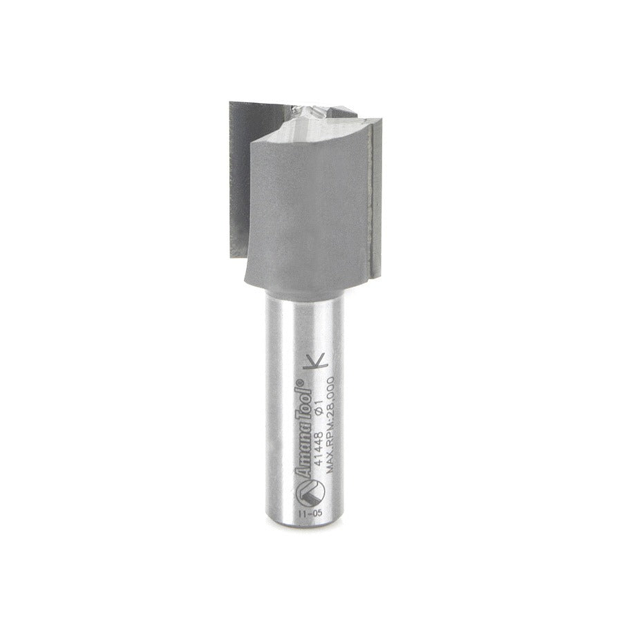 Amana 41448 Carbide Tipped Straight Plunge High Production 1" Dia x 1" x 1/2" Shank
