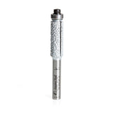 Amana 44103 Fiberglass Carbon Fiber and Composite Cutting Diamond Coated Flush Trim Grit with Ball Bearing 3/8" Dia x 1" x 1/4" Shank