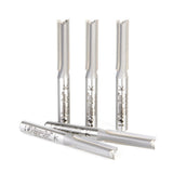 Amana 45210-55 Pack Carbide Tipped Straight Plunge High Production 1/4"Dia x 1" x 1/4" Shank