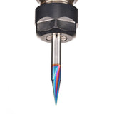 Amana 45783-K Solid Carbide Carving Liner 18 Deg x 1/4" Dia x 5/8" x 1/4" Shank x 1-Flute Spektra™ Extreme Tool Life Coated Router Bit