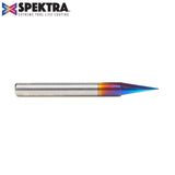 Amana 45783-K Solid Carbide Carving Liner 18 Deg x 1/4" Dia x 5/8" x 1/4" Shank x 1-Flute Spektra™ Extreme Tool Life Coated Router Bit