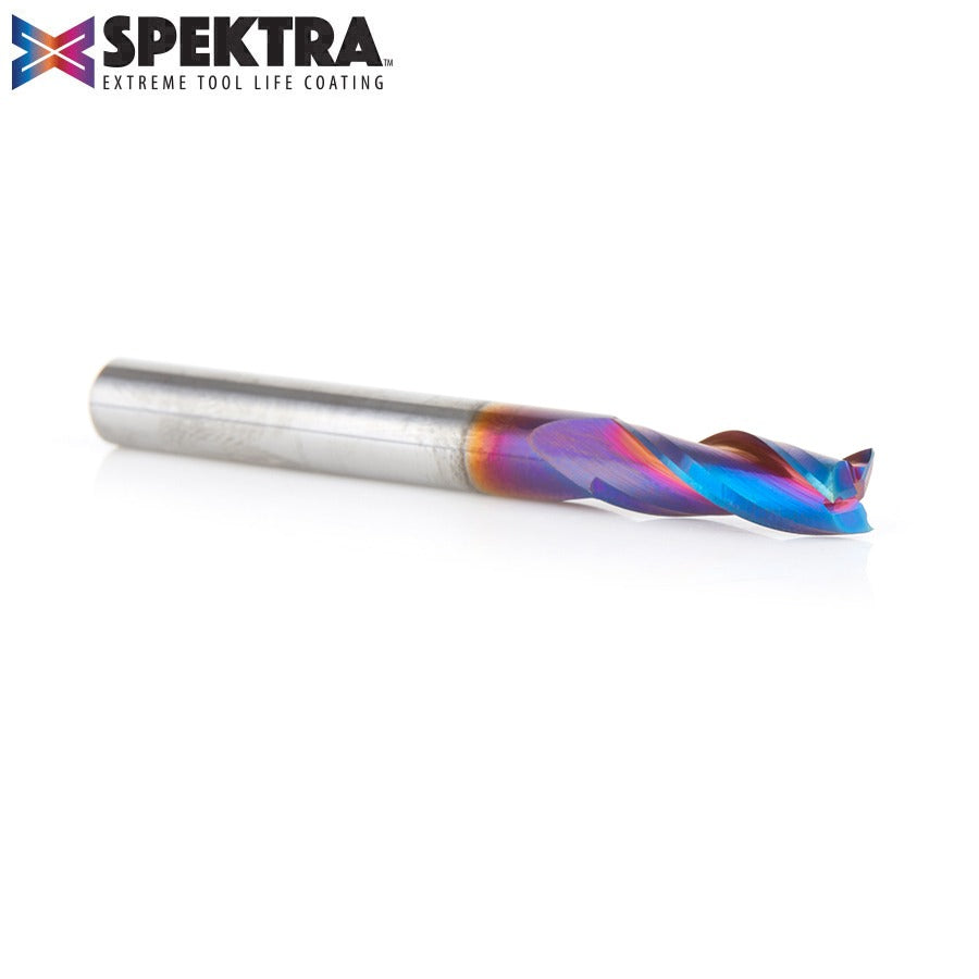 Amana 46094-K Solid Carbide Up-Cut Spiral 1/4" Dia x 3/4" x 1/4" Shank x 2-1/2" Long Composite, Fiberglass & Phenolic Cutting Spektra™ Extreme Tool Life Coated Router Bit
