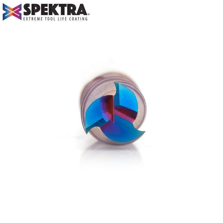 Amana 46094-K Solid Carbide Up-Cut Spiral 1/4" Dia x 3/4" x 1/4" Shank x 2-1/2" Long Composite, Fiberglass & Phenolic Cutting Spektra™ Extreme Tool Life Coated Router Bit