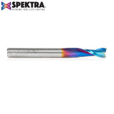 Amana 46102-K Solid Carbide Spektra™ Extreme Tool Life Coated Spiral Plunge 1/4" Dia x 3/4" x 1/4" Shank Up-Cut