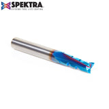 Amana 46151-K Solid Carbide CNC Spektra™ Extreme Tool Life Coated Spiral Phenolic, Resin and Composite with Chipbreaker 3/8" Dia x 1" x 3/8" Shank x 3" Long Slow Helix Up-Cut Router Bit