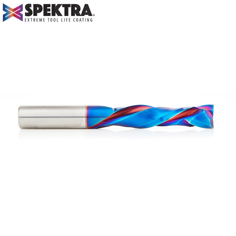 Amana 46199-K CNC Solid Carbide Spektra™ Extreme Tool Life Coated Compression Spiral 1/2" Dia x 2" x 1/2" Shank