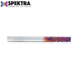 Amana 46264-K Solid Carbide CNC Spektra™ Extreme Tool Life Coated Spiral Carbon Graphite & Carbon Fiber Panel Cutting 1/4" Dia x 3/4" x 1/4" Shank x 3" Long Down-Cut Router Bit