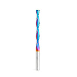 Amana 46272-K Solid Carbide CNC Spektra™ Extreme Tool Life Coated Foam Up-Cut Cutting Square End Spiral 1/4" Dia x 2-1/4" x 1/4" Shank x 4" Long Router Bit