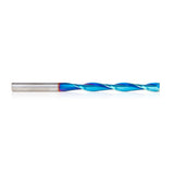 Amana 46272-K Solid Carbide CNC Spektra™ Extreme Tool Life Coated Foam Up-Cut Cutting Square End Spiral 1/4" Dia x 2-1/4" x 1/4" Shank x 4" Long Router Bit