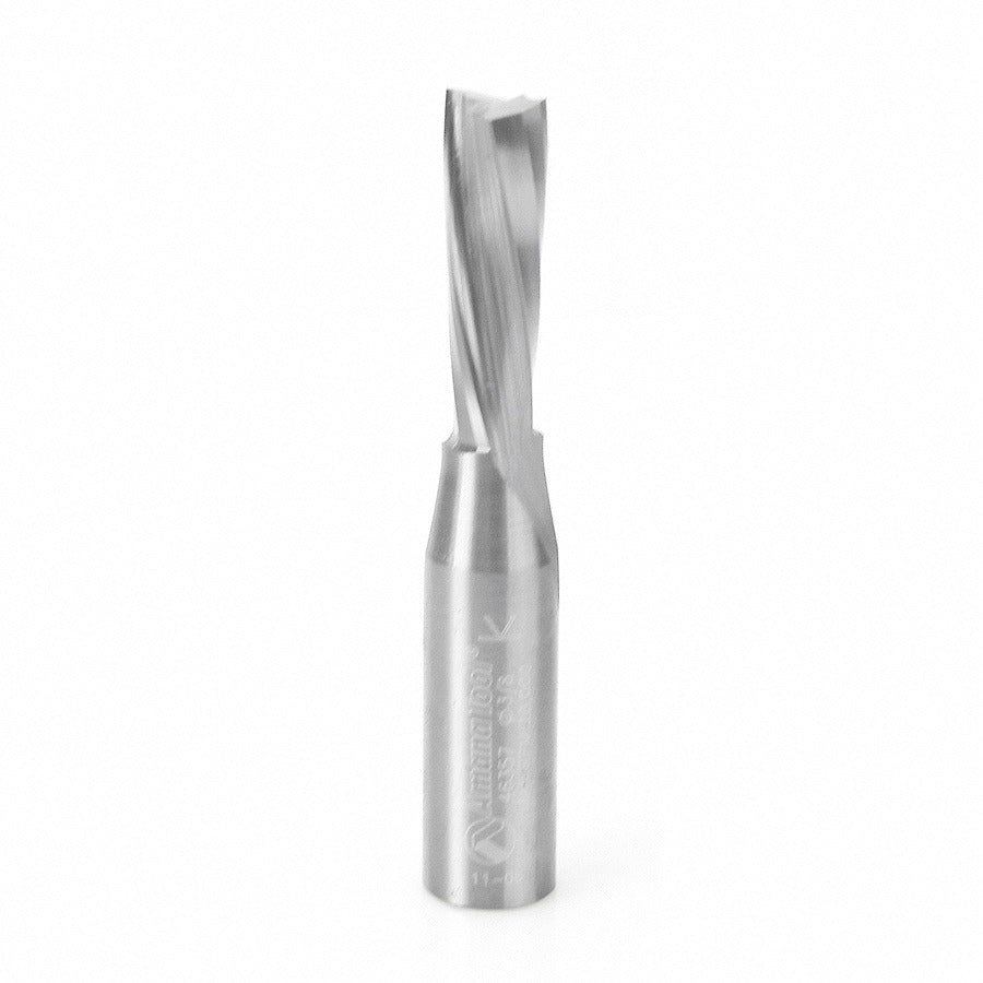 Amana 46357 Solid Carbide Spiral Plunge for Solid Wood 3/8" Dia x 1-1/4" x 1/2" Shank Down-Cut
