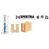 Amana 46476-K Solid Carbide Spektra™ Extreme Tool Life Coated Down-Cut Ball Nose Spiral 1/4" Dia x 1" x 1/4" Shank Router Bit