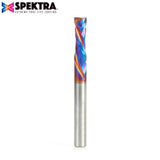 Amana 46700-K CNC Solid Carbide Spektra™ Extreme Tool Life Coated Compression Spiral 1/4" Dia x 7/8" x 1/4" Shank for Baltic Birch Plywood