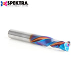 Amana 46704-K CNC Solid Carbide Spektra™ Extreme Tool Life Coated Compression Spiral 3/8" Dia x 1-1/4" x 3/8" Shank for Baltic Birch Plywood