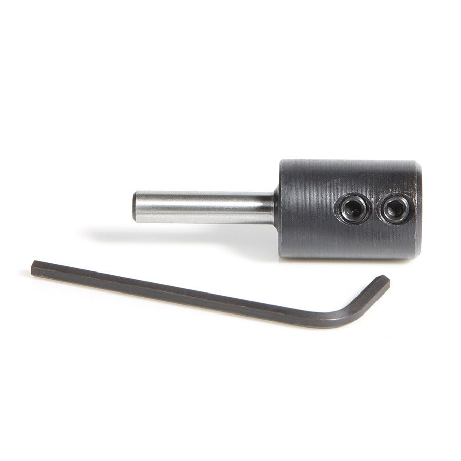 Amana 47636 10mm Shank Dowel Drill/Boring Bit Adapter for CNC Standard Collet/Tool Holder