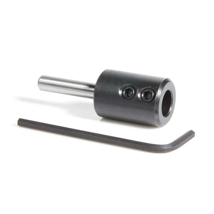 Amana 47636 10mm Shank Dowel Drill/Boring Bit Adapter for CNC Standard Collet/Tool Holder
