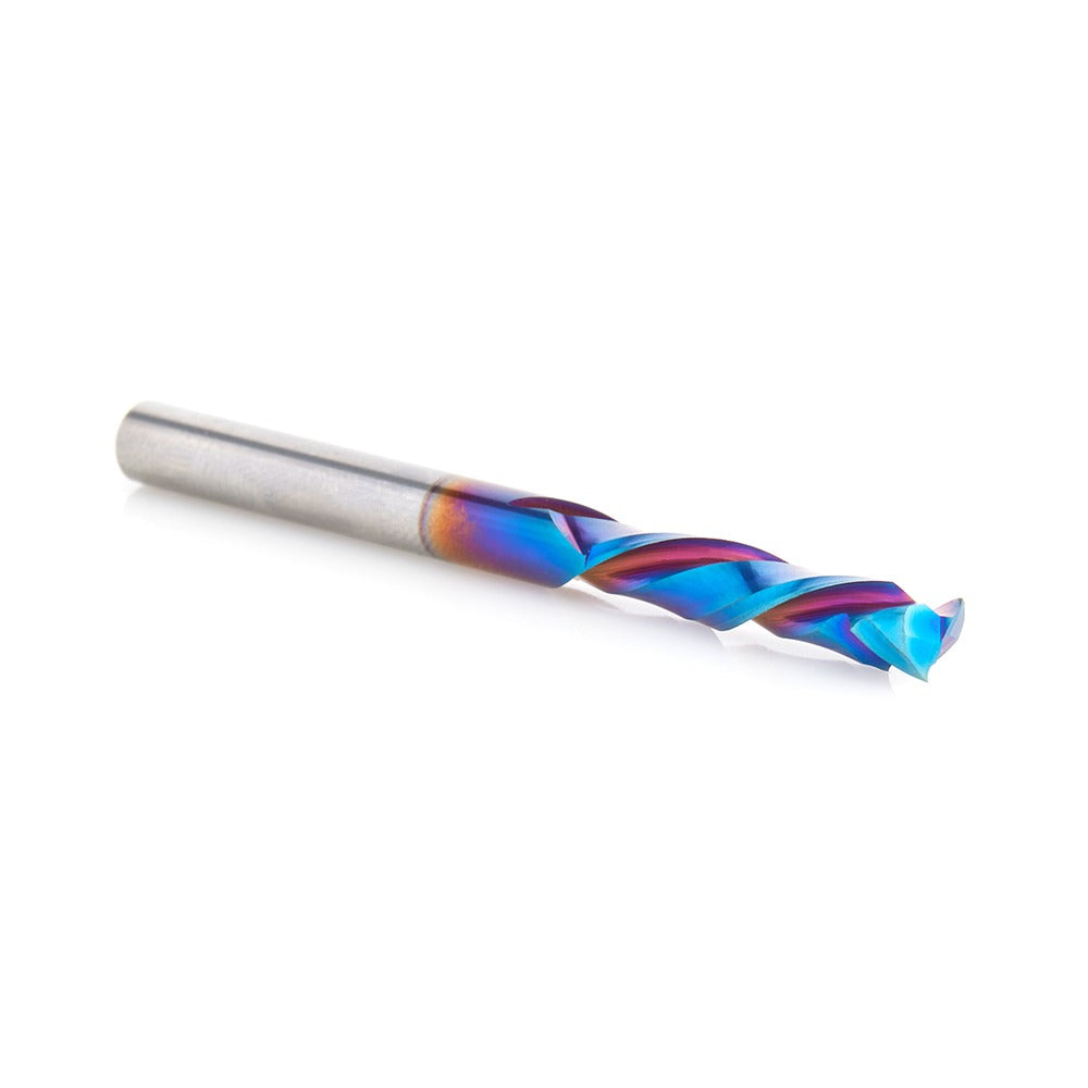 Amana 48351-K CNC Solid Carbide Spektra™ Extreme Tool Life Coated Mortise Compression Spiral 5mm Dia x 25mm x 5mm Shank