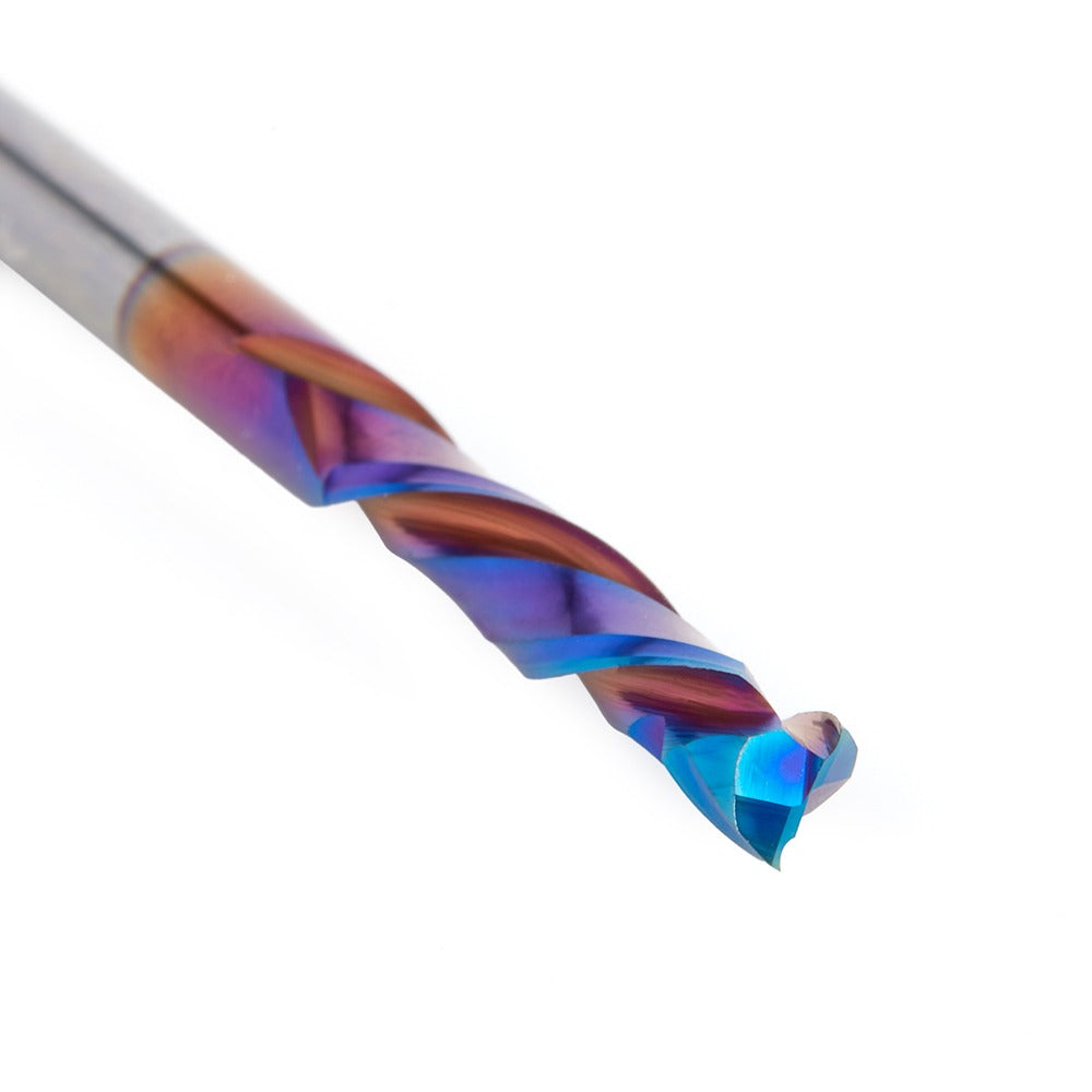 Amana 48351-K CNC Solid Carbide Spektra™ Extreme Tool Life Coated Mortise Compression Spiral 5mm Dia x 25mm x 5mm Shank