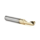 Amana 51402-Z Solid Carbide CNC Spiral 'O' Flute, Aluminum Cutting 1/4" Dia x 5/8" x 1/4" Shank Up-Cut ZrN Coated Router Bit