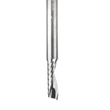 Amana 51412 Solid Carbide CNC Spiral 'O' Flute, Plastic Cutting 3/16" Dia x 5/8" x 3/16" Shank Up-Cut Router Bit