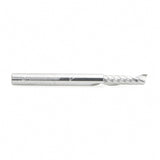 Amana 51412 Solid Carbide CNC Spiral 'O' Flute, Plastic Cutting 3/16" Dia x 5/8" x 3/16" Shank Up-Cut Router Bit