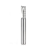 Amana 51419 Solid Carbide CNC Spiral 'O' Single Flute, Plastic Cutting 1/4" Dia x 5/8" x 1/4" Shank x 2" Long Up-Cut Router Bit