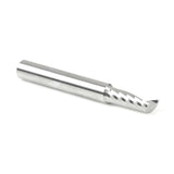 Amana 51419 Solid Carbide CNC Spiral 'O' Single Flute, Plastic Cutting 1/4" Dia x 5/8" x 1/4" Shank x 2" Long Up-Cut Router Bit