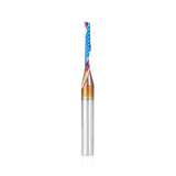 Amana 51435-K Solid Carbide CNC Spektra™ Extreme Tool Life Coated Spiral 'O' Flute, Plastic Cutting 1/8" Dia x 7/8" x 1/4" Shank Up-Cut Design Router Bit