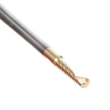 Amana 51459-Z Solid Carbide CNC Spiral 'O' Flute, Aluminum Cutting 1/8" Dia x 1/2" x 1/8" Shank Up-Cut ZrN Coated Router Bit