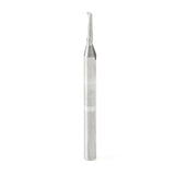 Amana 51470 Solid Carbide CNC Spiral 'O' Single Flute, Aluminum Cutting 1/16" Dia x 1/4" x 1/8" Shank x 1-1/2" Long Up-Cut Router Bit