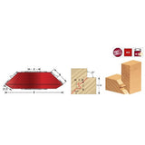 Amana 61290 Insert Carbide 45 Degree Lock Miter 170mm 6-11/16 Dia x 40mm 1-1/2" x 1-1/4" Bore