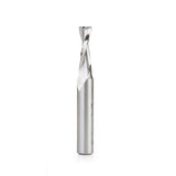 Amana HSS1643 High Speed Steel HSS Double Flute Spiral Aluminum Cutting 3/8" Dia x 1-1/4" x 1/2" Shank Up-Cut Router Bit