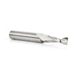 Amana HSS1643 High Speed Steel HSS Double Flute Spiral Aluminum Cutting 3/8" Dia x 1-1/4" x 1/2" Shank Up-Cut Router Bit