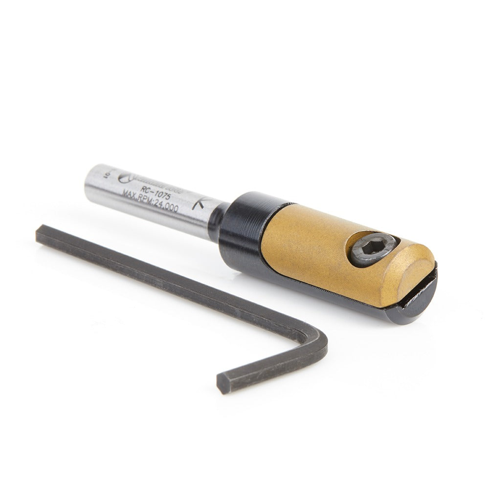 Amana RC-1075 CNC In-Groove Insert Engraving Tool Body 1/4" Shank