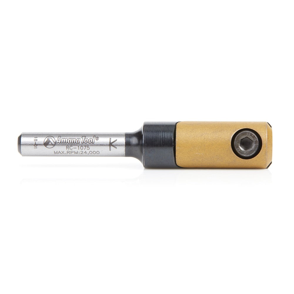 Amana RC-1075 CNC In-Groove Insert Engraving Tool Body 1/4" Shank